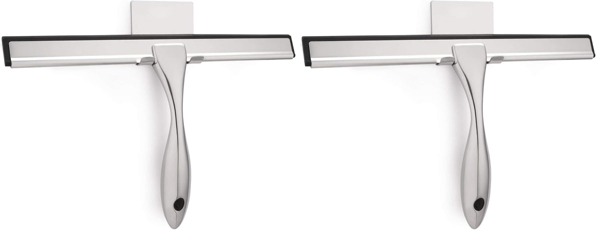Hiware All-Purpose Shower Squeegee for Shower Doors, Bathroom, Window and Car Glass - Stainless Steel, 10 Inches