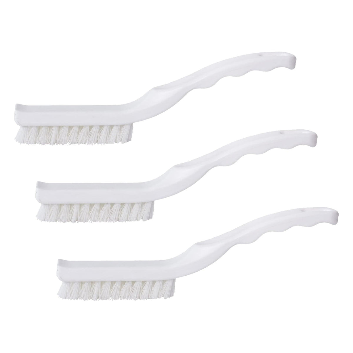 SPARTA Grout Brush with Stiff Nylon Bristles, 8 Inch, White