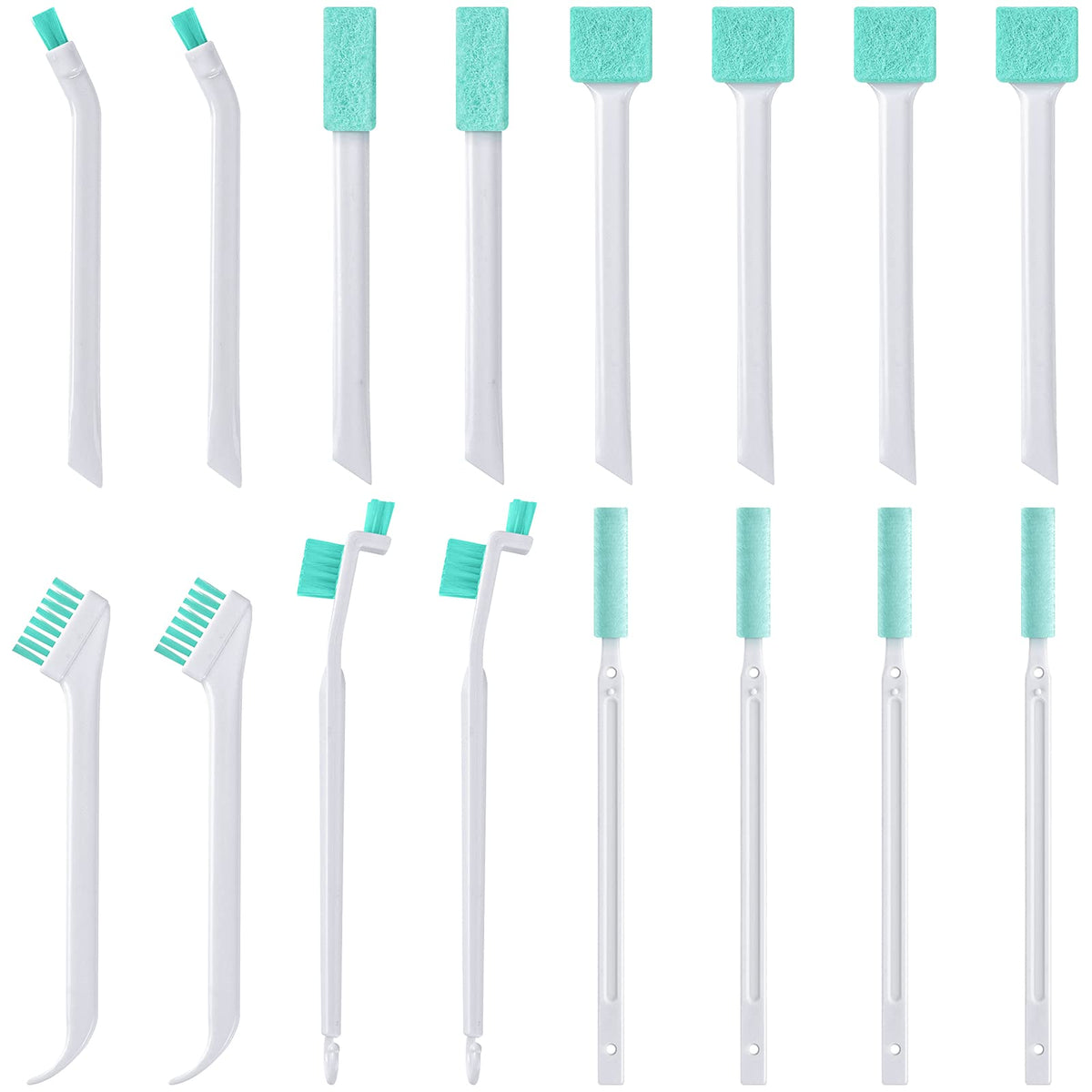 Lumkew Small Cleaning Brush Tight Spaces, 8pcs Crevice Cleaning Brushes Tool for Household Use, Tiny Cleaning Brush Mini Parts Humidifier Toaster