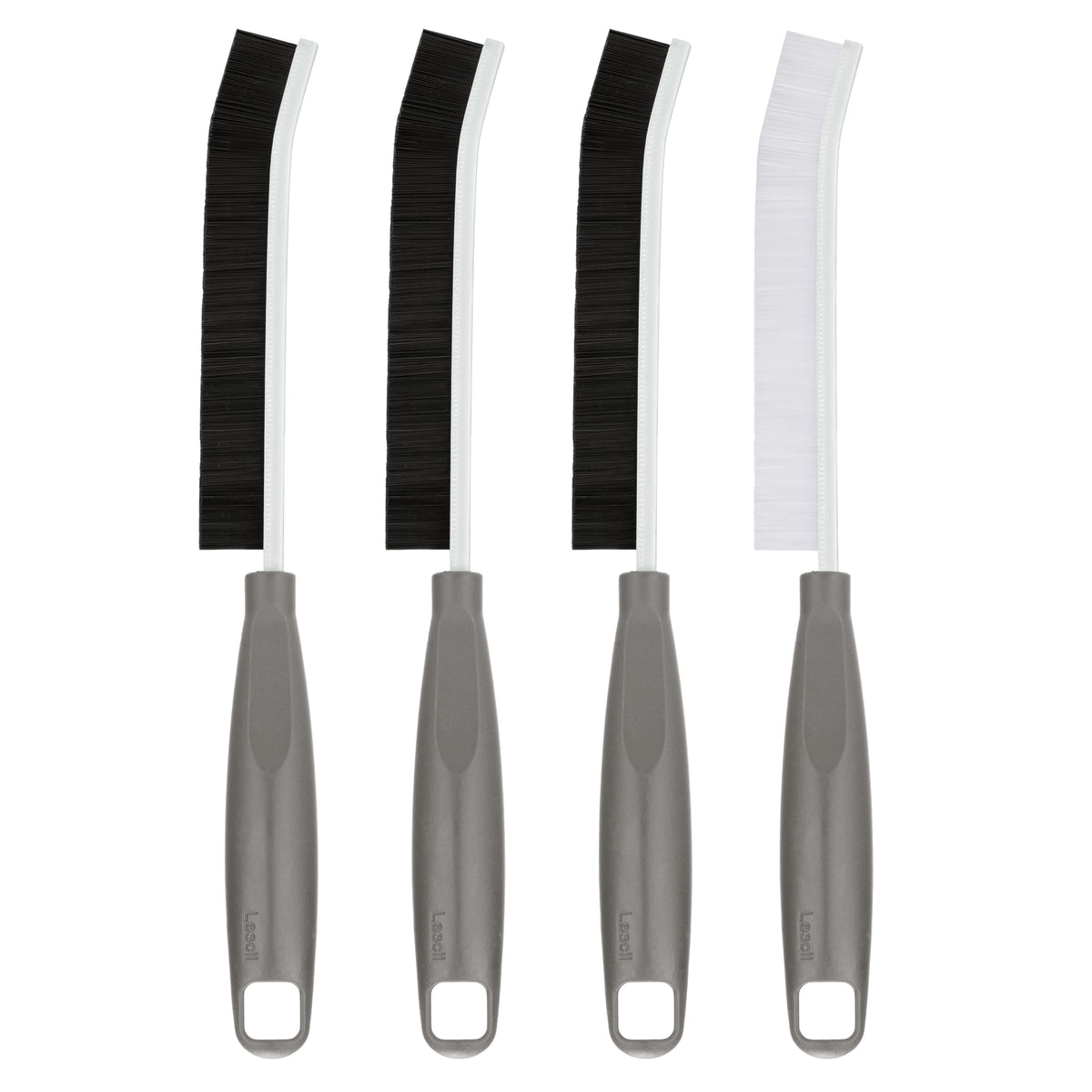 2026 NEW Ergonomic Anti-Slip Handle Grout Brush, 2Pcs Crevice Cleaning Brush, Hard Bristle Multi-Purpose Cleaning Tools, Small Cleaning Brush for Household Use Kitchen Bathroom, Right Hand