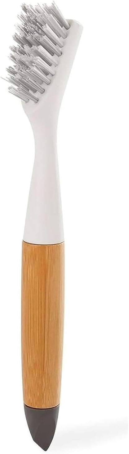Full Circle Every-Crevice Detail Brush for Grout, White