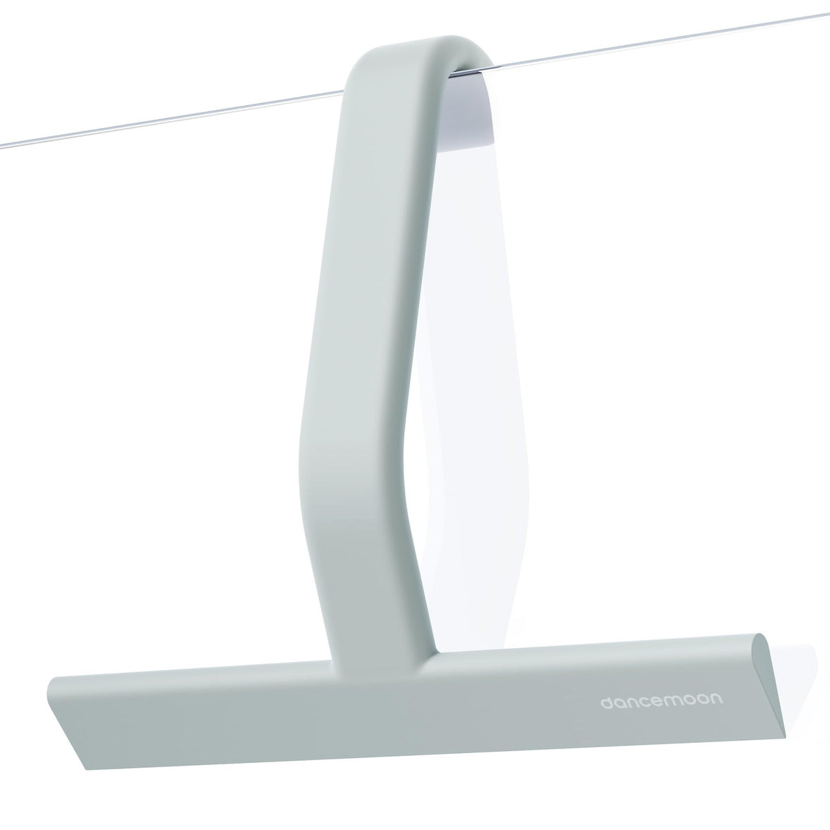 dancemoon JustHang Shower Squeegee with Built-in Hook, 10-Inch Black