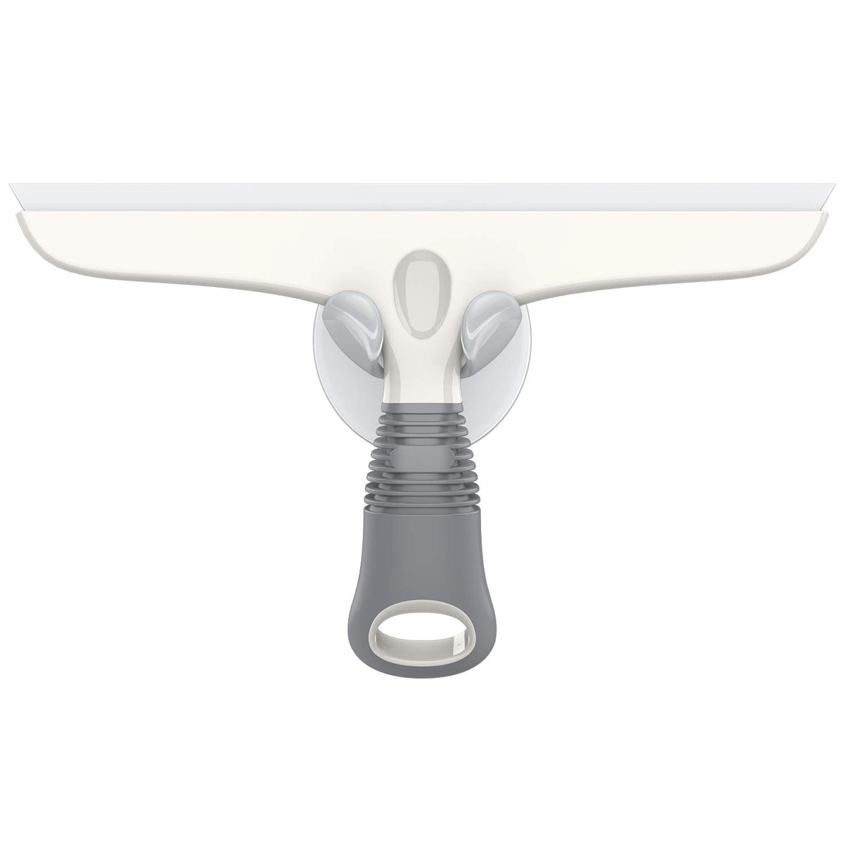 MR.SIGA Silicone Squeegee for Shower Doors, 25 cm/10 inch, White & Gray