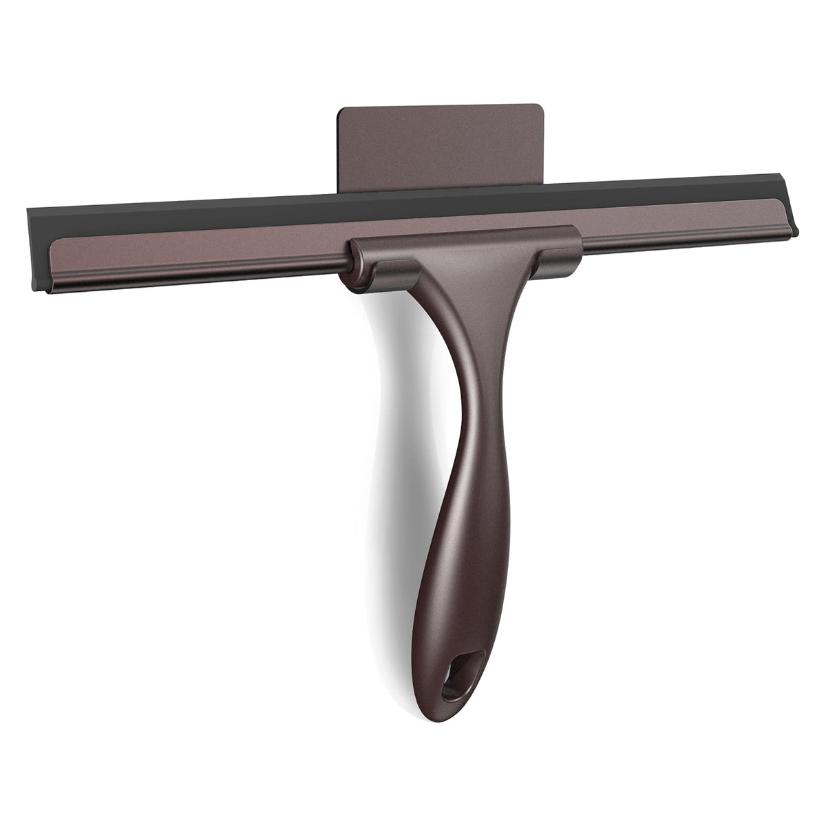 SetSail Squeegee for Shower Glass Door, 10 Inches, Black
