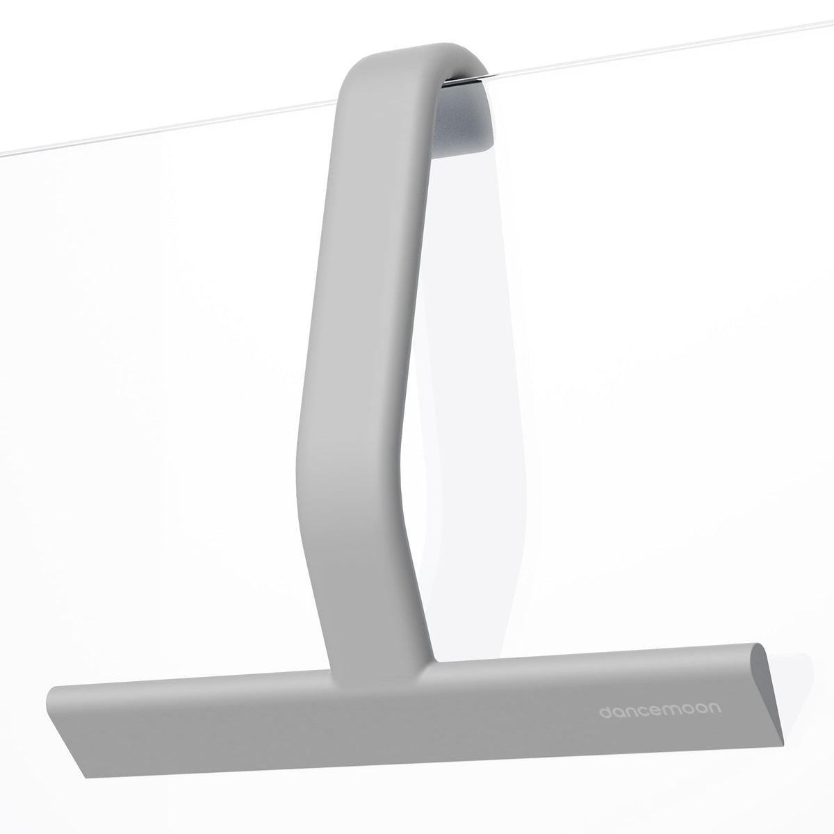 dancemoon JustHang Shower Squeegee with Built-in Hook, 10-Inch Black