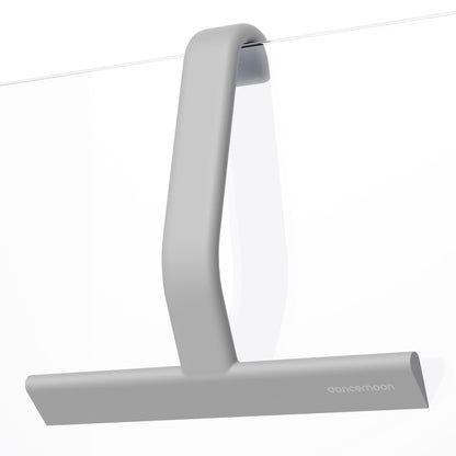 dancemoon JustHang Shower Squeegee with Built-in Hook, 10-Inch Black
