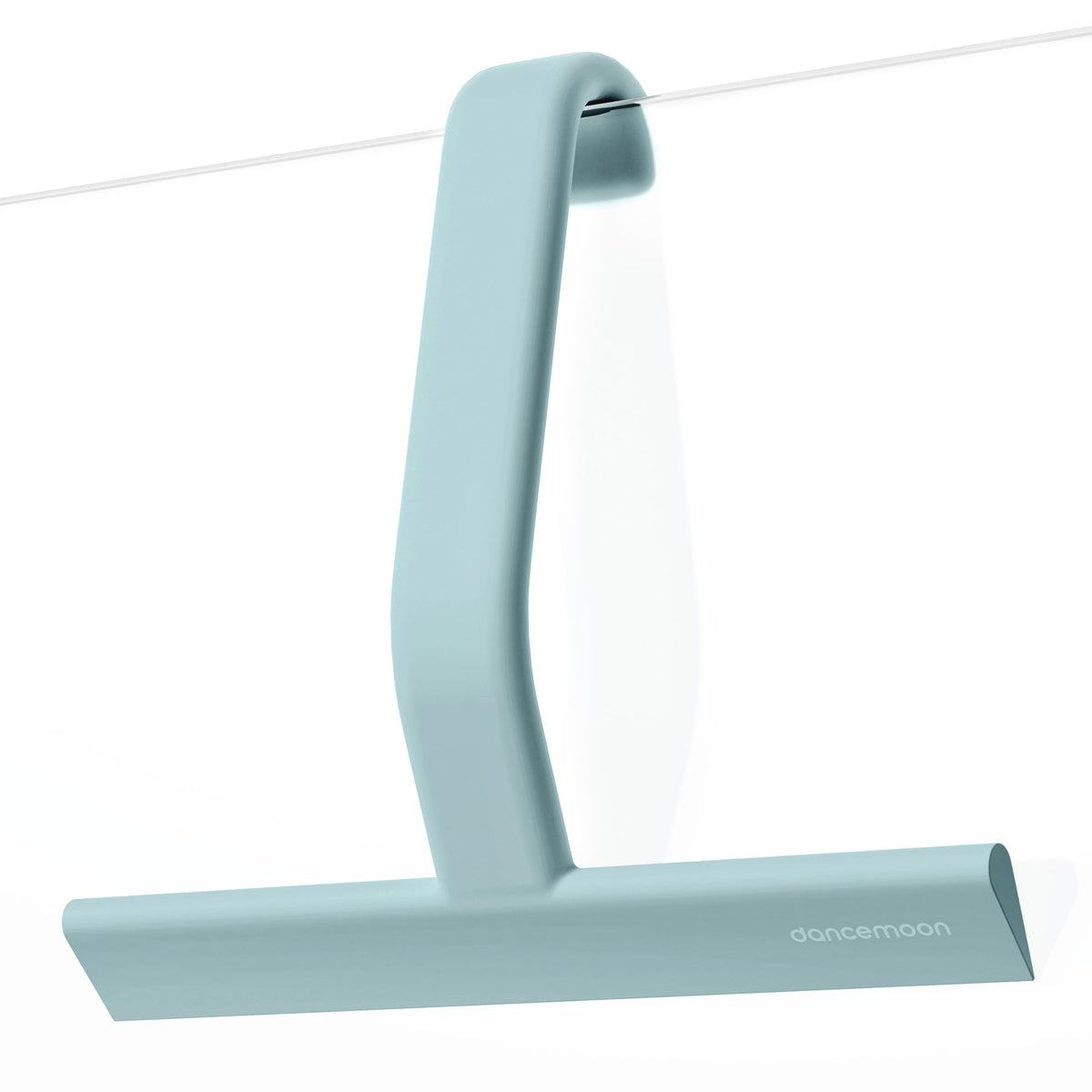 dancemoon JustHang Shower Squeegee with Built-in Hook, 10-Inch Black