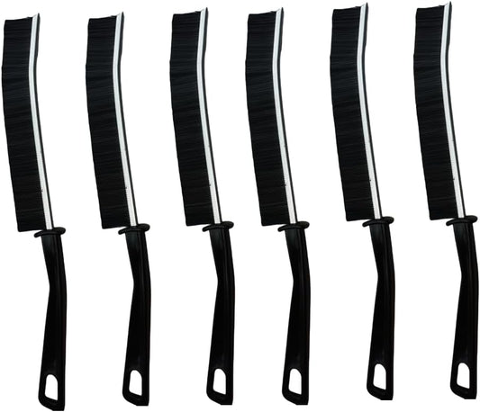 Hard Bristle Crevice Cleaning/Gap Cleaning Brush,Slim Flat Curved Brush