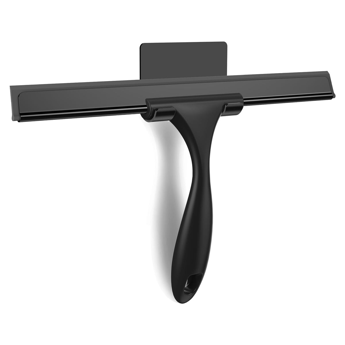 SetSail Squeegee for Shower Glass Door, 10 Inches, Black