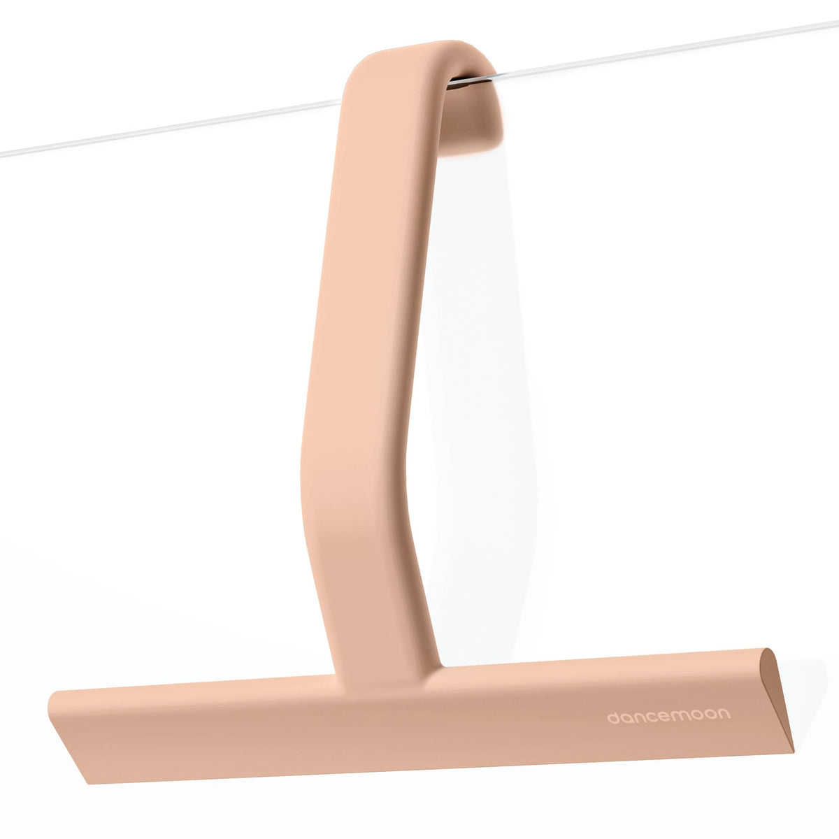 dancemoon JustHang Shower Squeegee with Built-in Hook, 10-Inch Sage Green