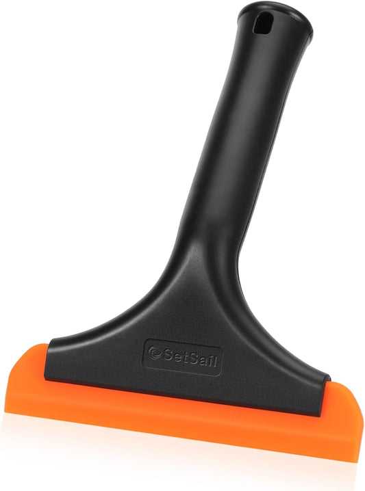 SetSail Shower Squeegee for Glass Doors, Small Squeegee for Shower Glass