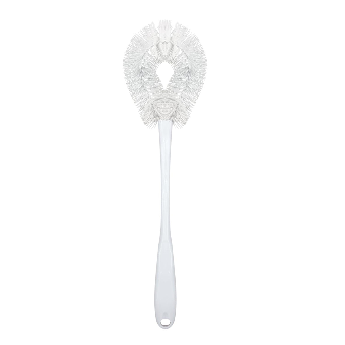 LOLA Classic Toilet Brush, Durable Fiber Stiff Bristles, Non-Scratch - 2 PK