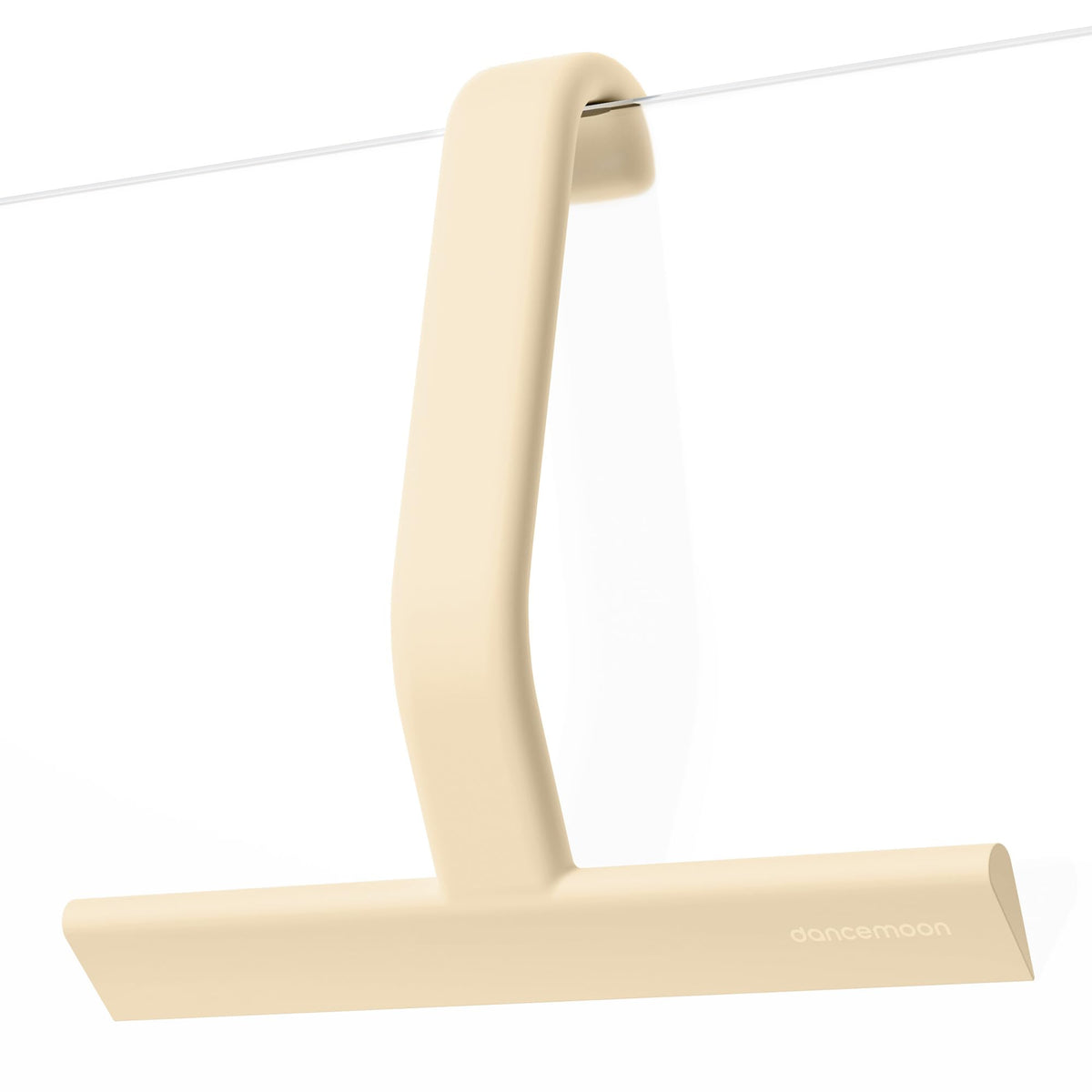 dancemoon JustHang Shower Squeegee with Built-in Hook, 10-Inch Sage Green