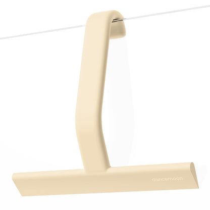 dancemoon JustHang Shower Squeegee with Built-in Hook, 10-Inch Sage Green