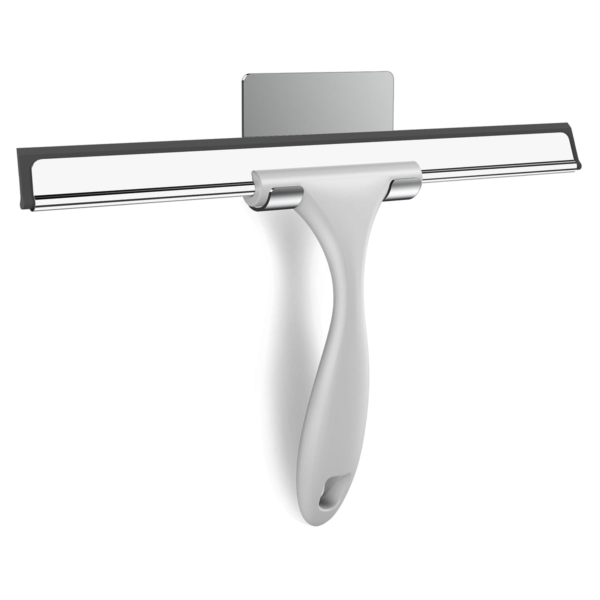 SetSail Squeegee for Shower Glass Door, 10 Inches, Black