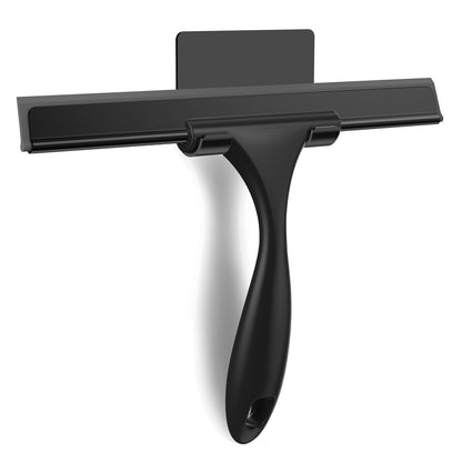 SetSail Squeegee for Shower Glass Door, 10 Inches, Black