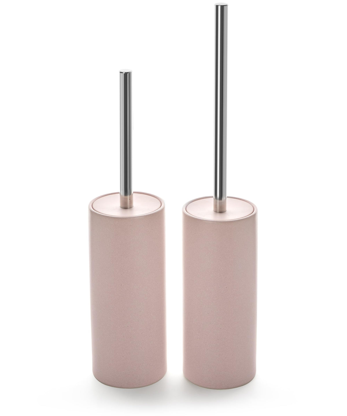 Matt White Ceramic Toilet Brush and Holder Set