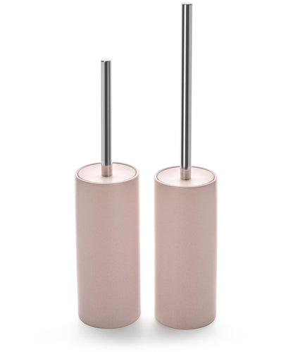 Matt White Ceramic Toilet Brush and Holder Set
