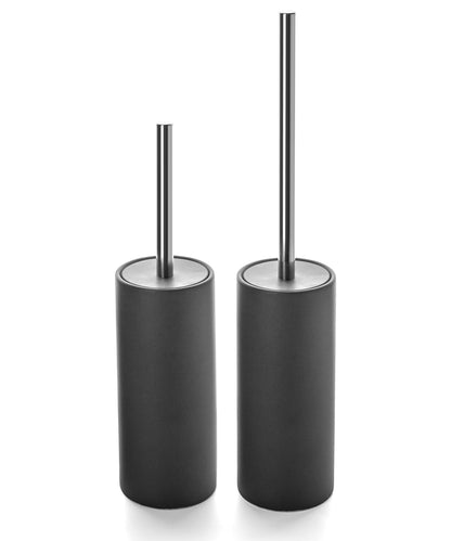 Matt White Ceramic Toilet Brush and Holder Set
