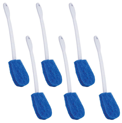 LOLA Classic Toilet Brush, Durable Fiber Stiff Bristles, Non-Scratch - 2 PK