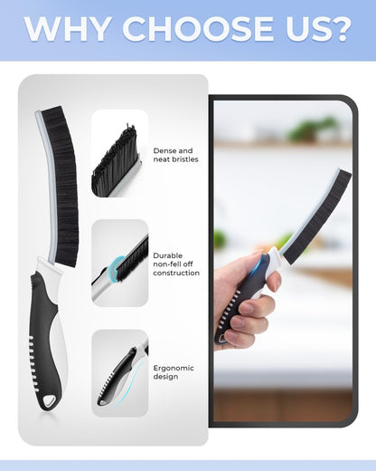 CLEANGOR Crevice Cleaning Brushes, Scrub Brushes for Hard to Reach Space
