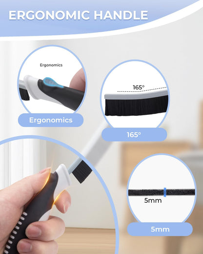 CLEANGOR Crevice Cleaning Brushes, Scrub Brushes for Hard to Reach Space