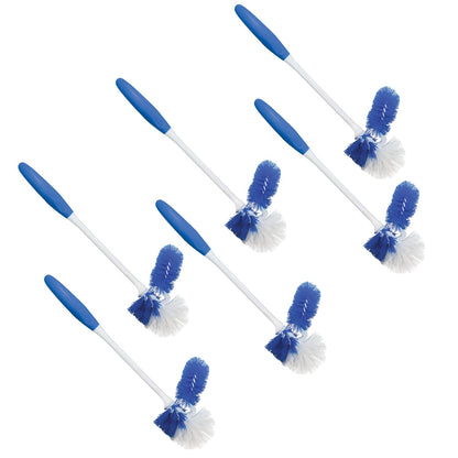 LOLA Classic Toilet Brush, Durable Fiber Stiff Bristles, Non-Scratch - 2 PK