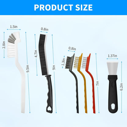 4TH Crevice Cleaning Brush Set, 12 Pack