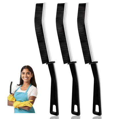 4 PCS Crevice Cleaning Brush,Hard Bristle Crevice Cleaning Brush,Crevice Cleaning Tool is Effective to Clean The Small Gap of Kitchen, tolilet and Windows.