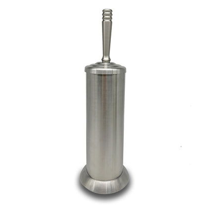 Brushed Nickel Toilet Bowl Brush with Holder, Durable Bathroom Cleaning Tool, Modern Design for Easy Toilet Maintenance, Bathroom Cleaner Brush for Efficient Cleaning and Hygiene