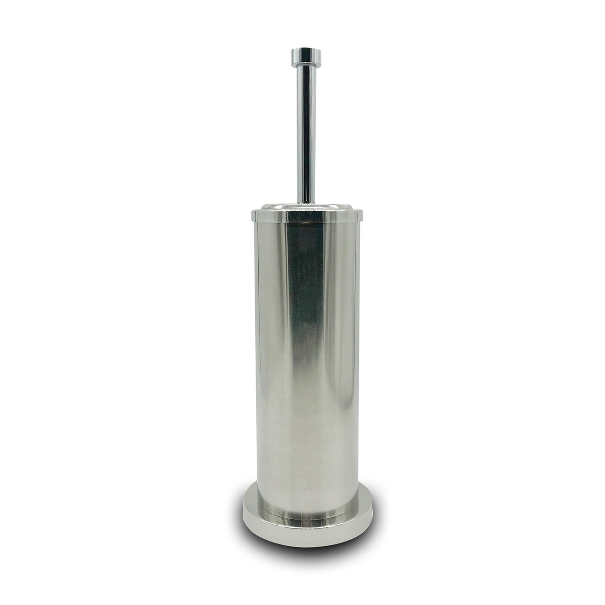Brushed Nickel Toilet Bowl Brush with Holder, Durable Bathroom Cleaning Tool, Modern Design for Easy Toilet Maintenance, Bathroom Cleaner Brush for Efficient Cleaning and Hygiene