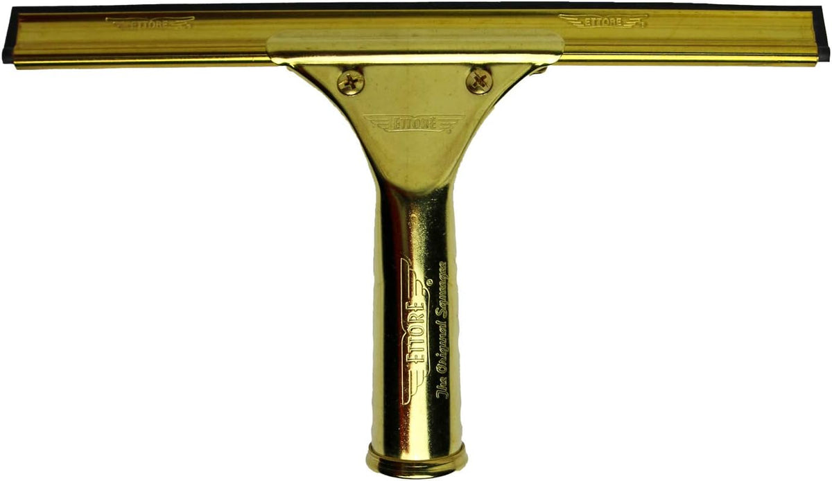 Ettore ProSeries Brass Squeegee, 10-Inch
