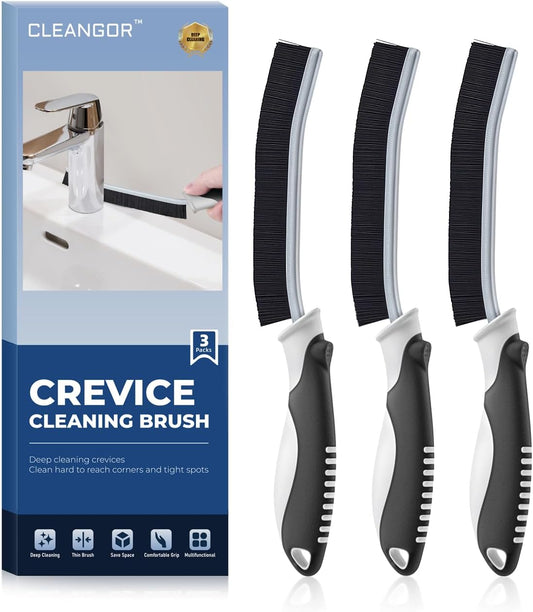 CLEANGOR Crevice Cleaning Brushes, Scrub Brushes for Hard to Reach Space