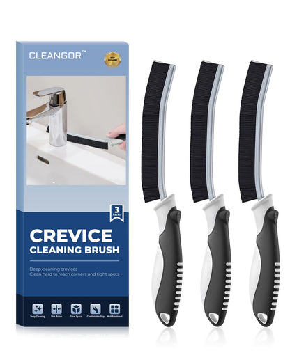 CLEANGOR Crevice Cleaning Brushes, Scrub Brushes for Hard to Reach Space
