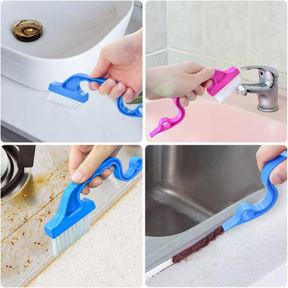 Crevice Gap Cleaning Brush Tool: 6PCS Hand-held Groove Gap Cleaning Tools