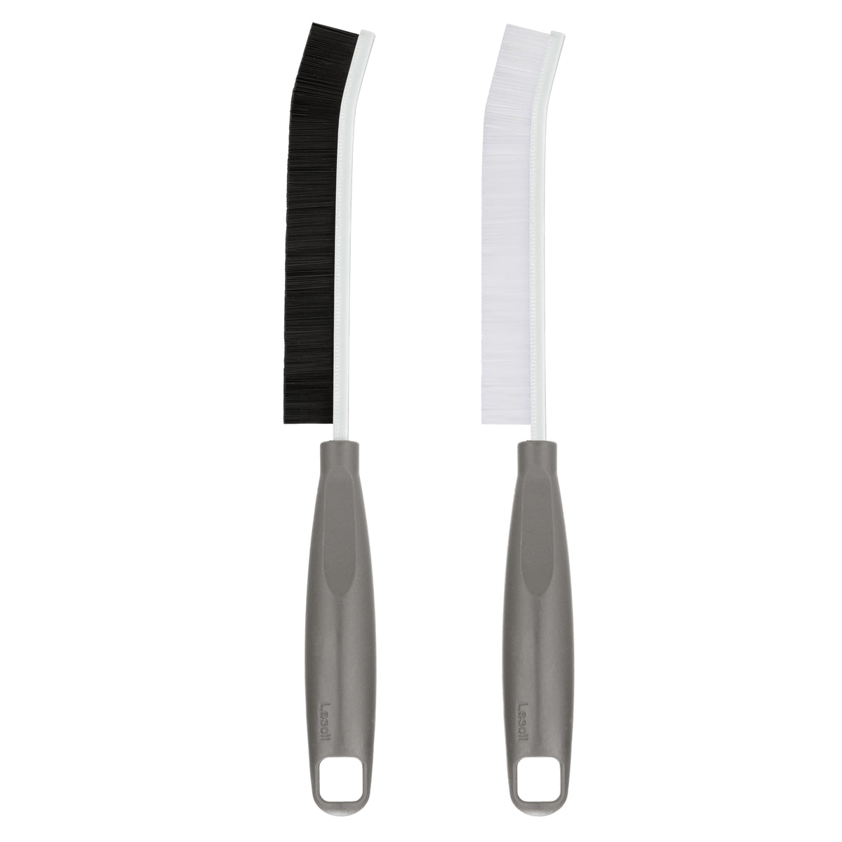2026 NEW Ergonomic Anti-Slip Handle Grout Brush, 2Pcs Crevice Cleaning Brush, Hard Bristle Multi-Purpose Cleaning Tools, Small Cleaning Brush for Household Use Kitchen Bathroom, Right Hand