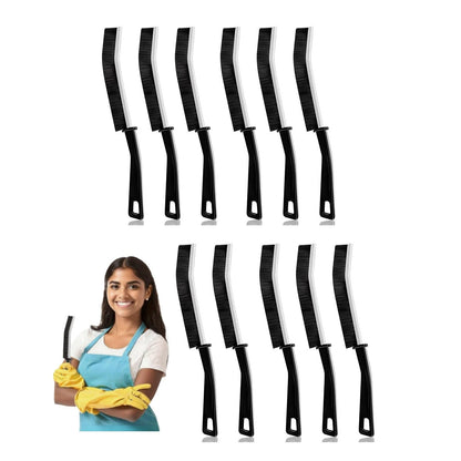 4 PCS Crevice Cleaning Brush,Hard Bristle Crevice Cleaning Brush,Crevice Cleaning Tool is Effective to Clean The Small Gap of Kitchen, tolilet and Windows.