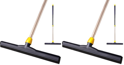 Yocada Floor Squeegee Scrubber Adjustable Telescopic Pole Heavy Duty 54.3"