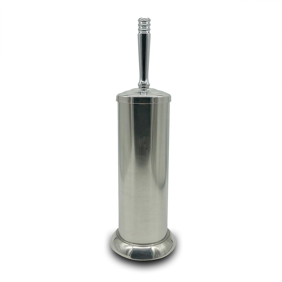 Brushed Nickel Toilet Bowl Brush with Holder, Durable Bathroom Cleaning Tool, Modern Design for Easy Toilet Maintenance, Bathroom Cleaner Brush for Efficient Cleaning and Hygiene