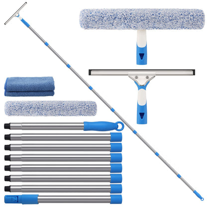 Mitclear 77'' Long Squeegee Window Cleaner Tool for Indoor Outdoor Windows