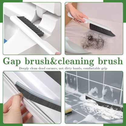 15 Pcs Crevice Cleaning Brush, Multifunctional Grout Brush and Straw Brush