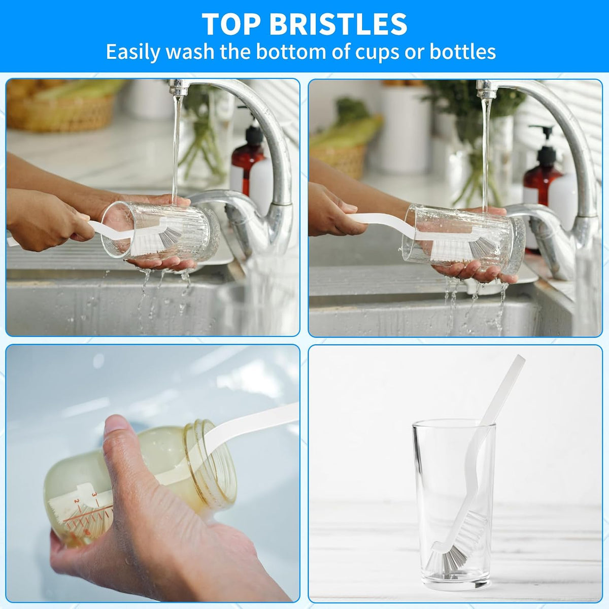 4TH Crevice Cleaning Brush Set, 12 Pack