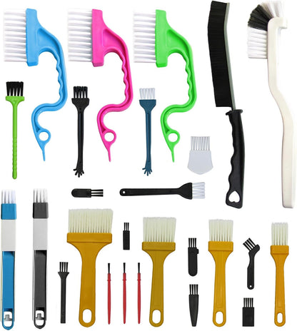 26Pcs Small Cleaning Brush, Crevice Cleaning Brushes for Small Spaces