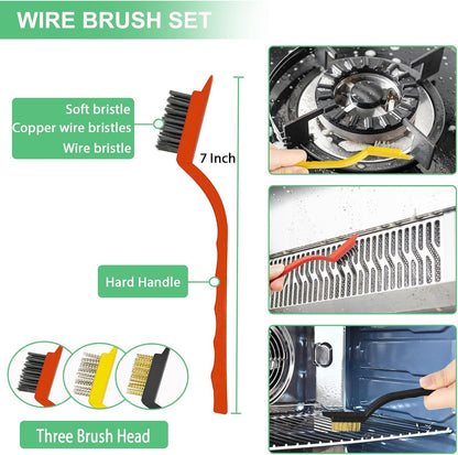 12PCS Crevice Cleaning Brush,Hard Bristle Grout Scrub Brushes for Gaps