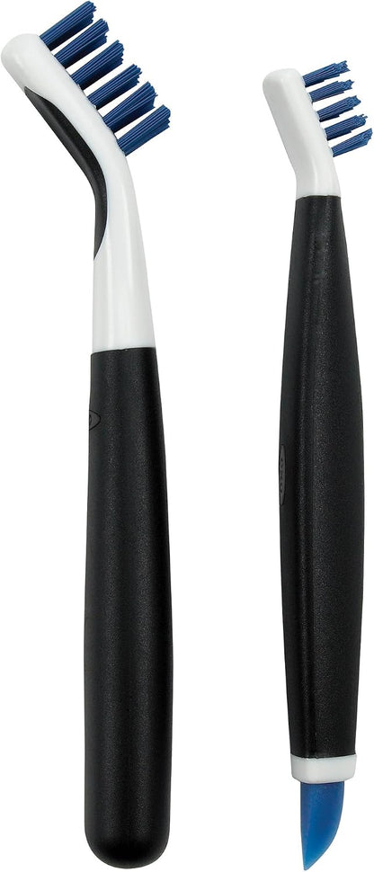 OXO Good Grips Deep Clean Brush Set, Orange, Blue