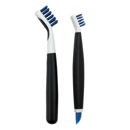 OXO Good Grips Deep Clean Brush Set, Orange, Blue