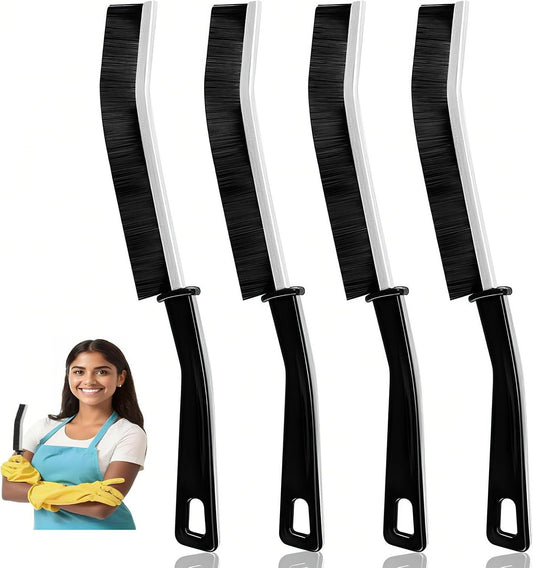 4 PCS Crevice Cleaning Brush,Hard Bristle Crevice Cleaning Brush,Crevice Cleaning Tool is Effective to Clean The Small Gap of Kitchen, tolilet and Windows.