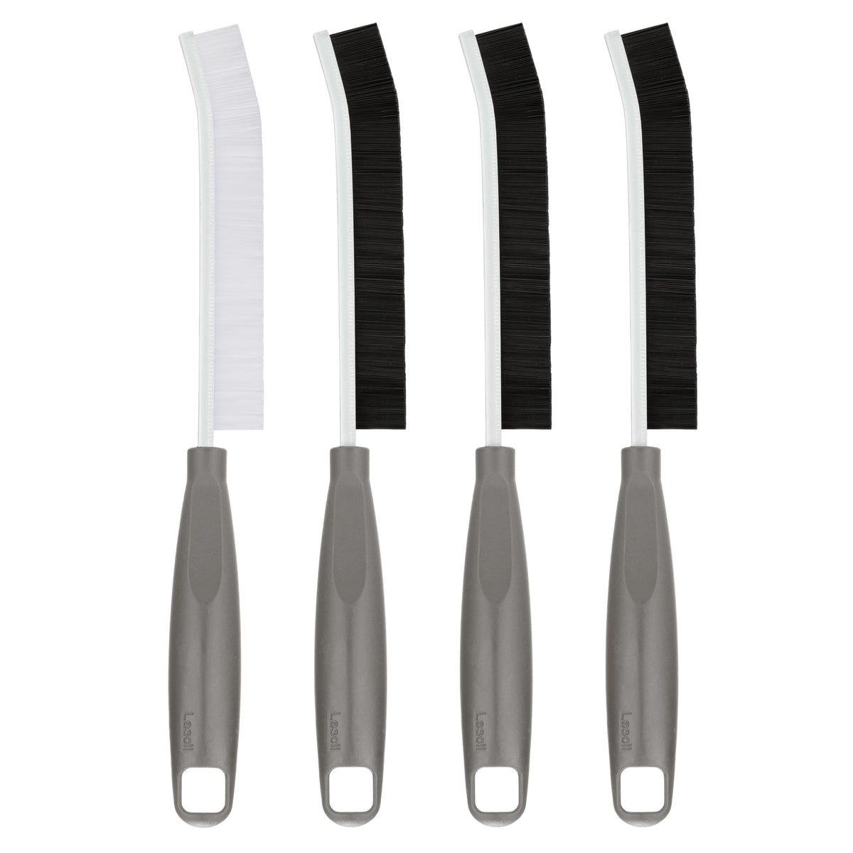 2026 NEW Ergonomic Anti-Slip Handle Grout Brush, 2Pcs Crevice Cleaning Brush, Hard Bristle Multi-Purpose Cleaning Tools, Small Cleaning Brush for Household Use Kitchen Bathroom, Right Hand