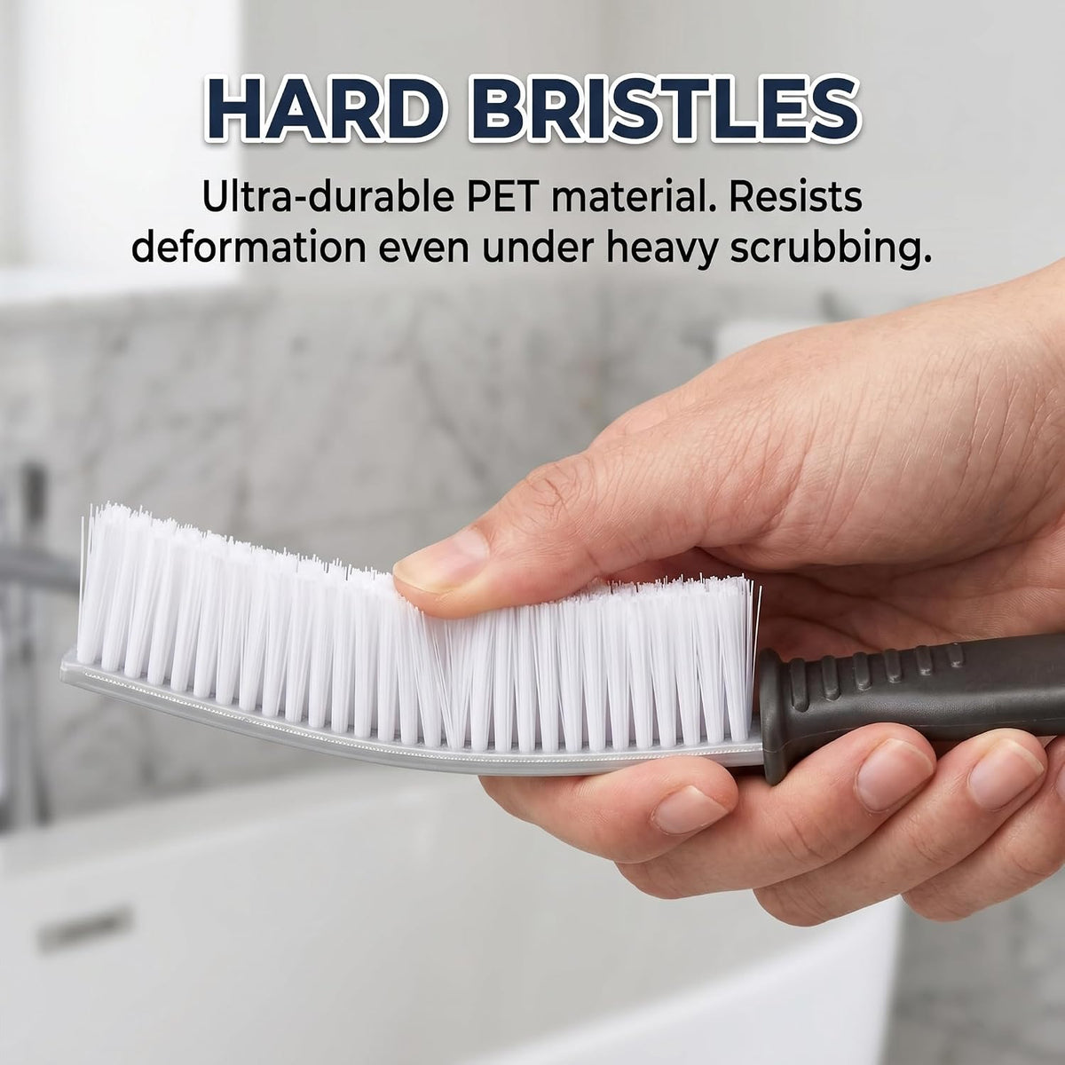 3-Piece Angled Crevice Cleaning Brush, Hard Bristle Grout Scrub Brushes, Gap Cleaning Tool for Hard to Reach Tight Space, Deep Clean Dead Corner Cleaner for Window Track, Bathroom, Kitchen, Shower