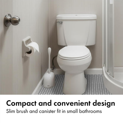 OXO Good Grips Compact Toilet Brush & Automatic Canister Door